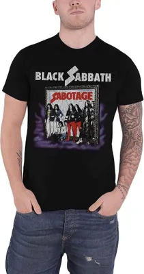 Immagine prodotto di Black Sabbath - Maglietta "Sabotage" per uomo/donna Unisex RO1463 (S) (Nero)
