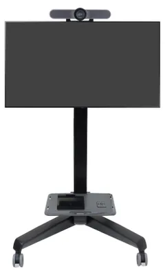 Produktbild von Ergotron Neo-Flex Mobile MediaCenter UHD, Multimedia-Wagen, Schwarz, Flachbildschirm, 54,5 kg, 127 cm (50"), 177,8 cm (70")