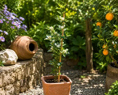 Immagine prodotto di Citrus, Arancio Amaro Switrus, altezza 50–70 cm – Albero di arancio amaro – Pianta di agrumi mediterranea, ideale per balconi, terrazzi e serre invernali, Immagine generata dall'IA