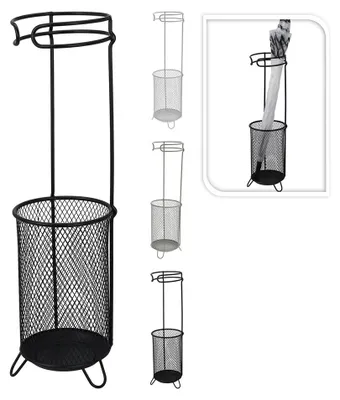Image de Porte-parapluie Métal Noir Design élégant Et Robuste - Basics