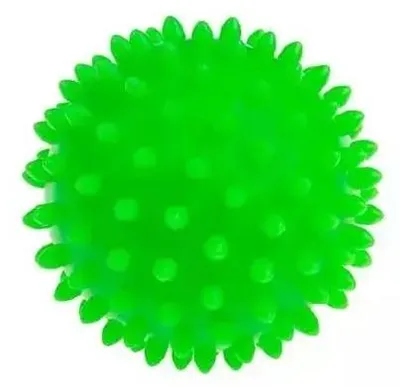 Image de Balle de rééducation 9 cm verte Spiky Massage