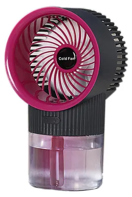 Produktbild von Tragbarer Sprühventilator, persönlicher Handventilator mit großem Wassertank, wiederaufladbarer Akku
