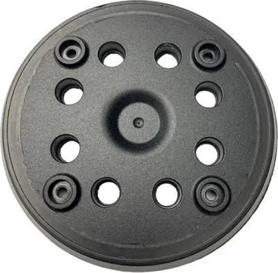Produktbild von Trade-Shop Klett Schleifteller Stützteller kompatibel mit Bosch PEX 270 A/AE Exzenterschleifer ersetzt 2.608.601.159, 2.608.601.169 / 8 Löcher