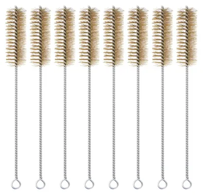 Rohrbürste 30 cm, Messingdraht, 8 Stück, 3,3 cm Ø