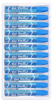 Productafbeelding van Pastelkrijtjes, kobaltblauw, 24 stuks, zacht en romig, geschikt voor kunst, schilderen, tekenen, mengen, graffiti
