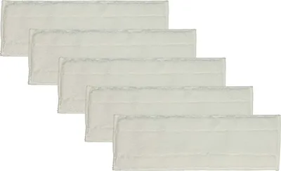 Produktbild von vhbw 5x Wischbezug kompatibel mit Kärcher SC 5 EasyFix, SC 4 EasyFix Premium Iron Dampfreiniger - Bodentuch 35 x 14 x 0,5cm, Wiederverwendbar
