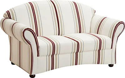 Produktbild von Max Winzer Sofa 2-Sitzer Corona - Flachgewebe weiß - Maße: 151 x 81 x 83 cm