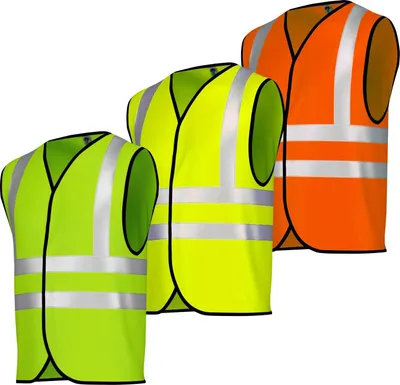 Produktbild von 8x Warnweste Sicherheitsweste Auto Sicherheitswarnweste Pannenweste, Farbe:Neon Grün, Größe:L