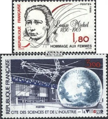 Produktbild von Briefmarken Frankreich 1986 Mi 2540,2541 (kompl.Ausg.) gestempelt Michel