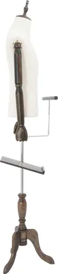Obrázok produktu pre Pánska figurína – trup – výškovo nastaviteľná 150–180 cm – trojnohý stojan – ramená 43 cm, hrudník 96 cm – červená