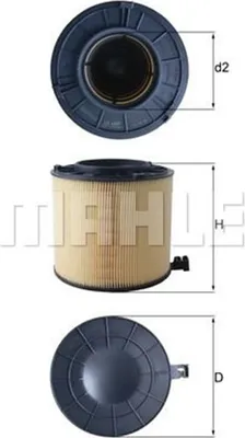 Produktbild von Luftfilter KNECHT LX 4406