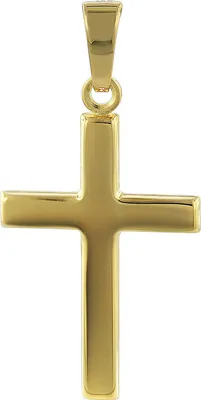 trendor 35726 Kreuz Gold-Anhänger 333 / 8 Karat 21 mm 1