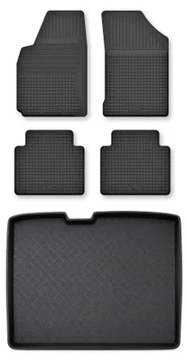 Immagine prodotto di Tappetini a vasca + bagagliaio per Renault Kangoo I 1997-2008 5 osob 5 pezzi