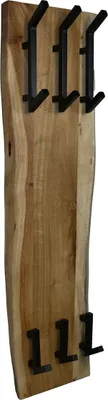 Produktbild von Garderobenständer Live Edge - 25x13x100 - Natur - Akazienholz/Metall