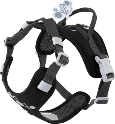 Image de Hurtta Weekend Warrior harnais II ECO raven (noir), taille : 45-60 cm