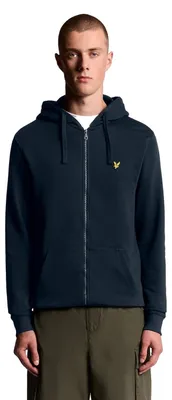 Image de Cardigan à capuche et fermeture éclair - Bleu marine - Coupe classique