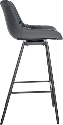 Obrázek produktu pro Otočná barová židle - stolička - samet, pohodlný a moderní design