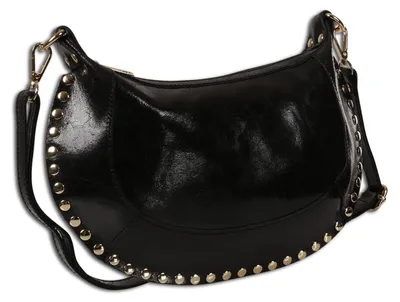 Produktbild von Toscanto Handbags Schultertasche, Umhängetasche schwarz Leder OTT196US1