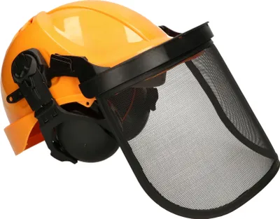 Produktbild von KOTARBAU® Kettensägen-Sicherheitshelm mit Gehörschutz und Netzvisier Schlagfestes HDPE