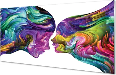 Produktbild von Glasbilder 140x70 Wandkunst Menschen MAZY