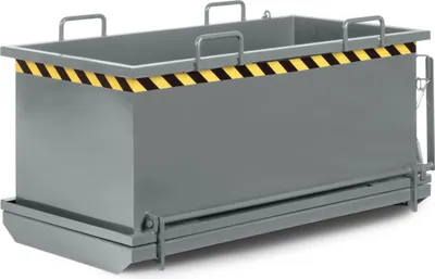 Produktbild von RR Industrietechnik Klappbodenbehälter Typ RKB 1650x850x845mm 750dm³ RAL 7005 Mausgrau