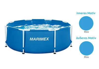 Produktbild von Marimex Florida Pool Ø 244x76 cm, stabil & einfach aufzubauen