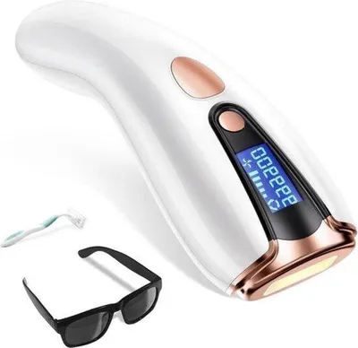 Image de Appareil d'épilation IPL à impulsions lumineuses, 5 niveaux, blanc
