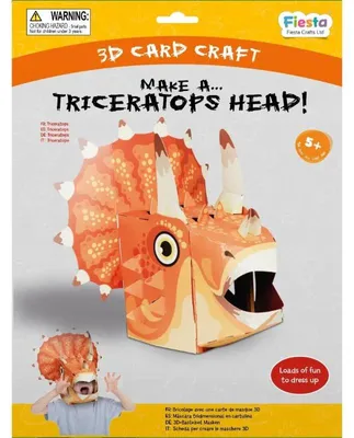 Zdjęcie produktu dla Fiesta Crafts maska 3D Triceratops zabawka z kartonu