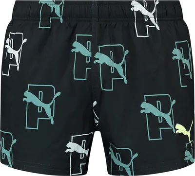 Produktbild von Puma Swim Men Print Cat Logo Shorts Badeshorts S bis XXL Farbwahl NEU