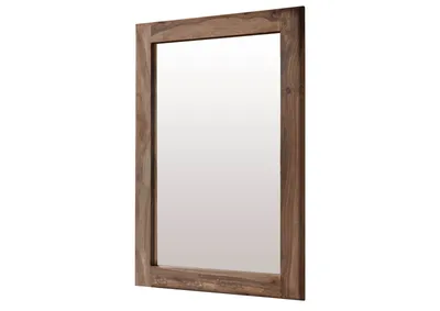 Image de MASSIVMOEBEL24 | Miroir vertical 100x70cm - Bois de Sheesham/Palissandre huilé (Smoked cherry) - TORONTO #137