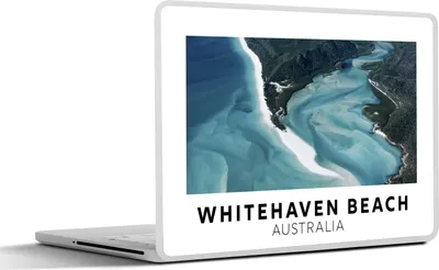 Produktbild von MuchoWow® Laptop Aufkleber Sticker Cover Australien - Strand - Wasser 30x22 cm - Laptop-Sticker
