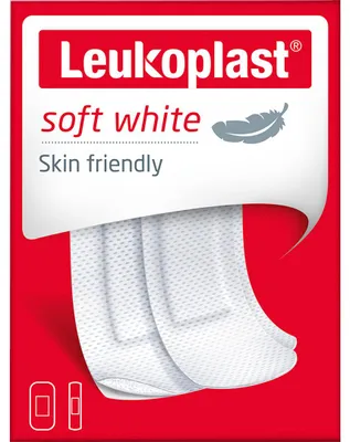 Productafbeelding van Leukoplast Soft white mix (20 stuks)