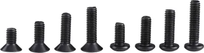 Image de kit d'assortiment de 180 vis à tête hexagonale M3 et rondelles M3/M4
