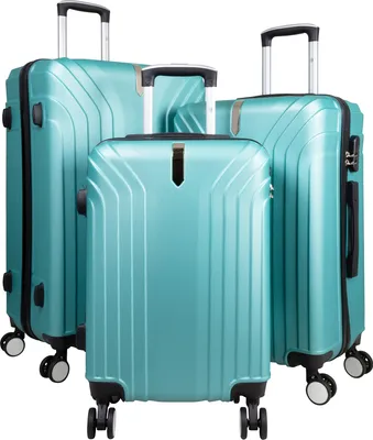 Produktbild von Kofferset Trolleyset 3 teilig Palma24 Hartschale Reisekoffer ABS türkis