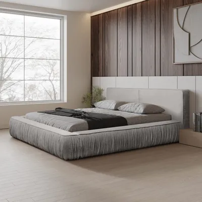 Produktbild von YOURHOUSE24 Polsterbett Naomi Doppelbett Bettgestell Lattenrost mit Bettkasten (Farbe: Perfect Harmony 80, Größe: 180x200 cm)