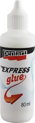 A white bottle of PENTART Express Glue.