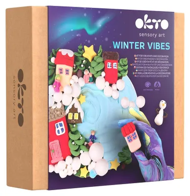Obrázok produktu pre Penová hlina Okto Winter Vibes 200046 Viacfarebná 21 x 21 x 4,5 cm