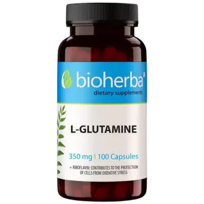 Image de Bioherba L-Glutamine 350 mg