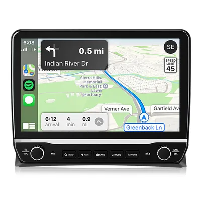 Obrázek produktu pro 10.'' CarPlay 2+64G, Android 15, vhodné pro VW Multivan T5, Transporter T5 (2008-2015), autorádio s GPS navigací, Bluetooth, DAB+, RDS, Wi-Fi, ovládání z volantu, USB