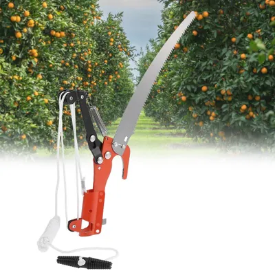 Image de Sécateur 2 en 1 pour branches hautes, outils de jardinage (sécateur-scie, sans tige)