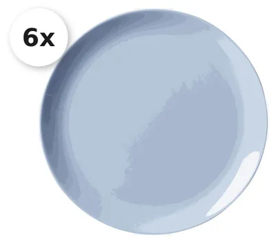 Produktbild von Dessertteller / Frühstücksteller 19cm 6er Set Fresh blau