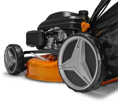 Immagine prodotto di Tagliaerba - Tagliaerba robotizzato - Tagliaerba a batteria - Rasaerba semovente - Autopropulsivo - Motore a benzina da 225cc - Larghezza di taglio di 51 cm