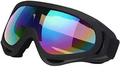 Productafbeelding van Skibril Snowboardbril - Wintersport Goggles - Bescherming Sneeuw - UV400 Anti-condens - Unisex Pasvorm - Zwart