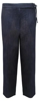 Immagine prodotto di Q1371 Pantalone Donna Emporio Armani Woman Wrikled Trousers Blue