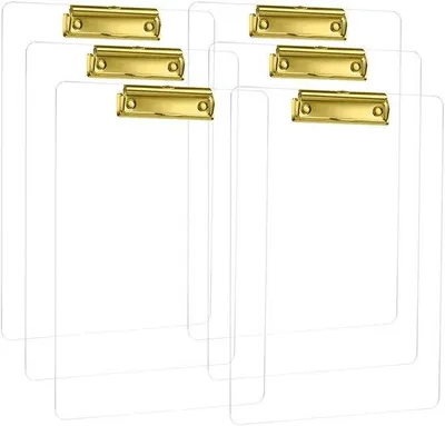 Immagine prodotto di Pannello angolare A4 in plastica con cerniera - Trasparente - Rivestimento metallico anti-appannamento - Leggero - Con supporto - Ideale per l'organizzazione e la scrivania