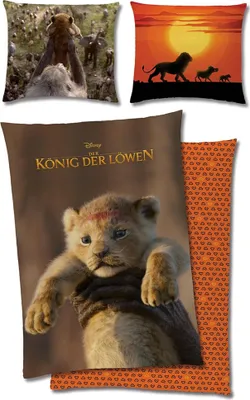 Produktbild von Der König der Löwen Life Action Bettwäsche Linon / Renforcé Simba