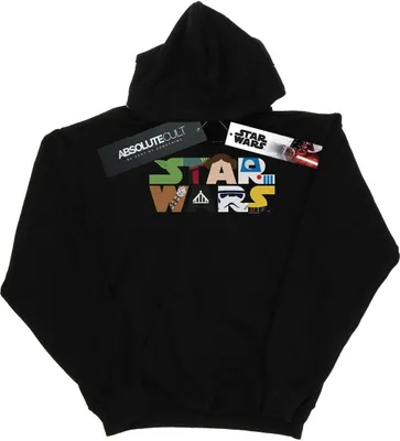 Sweat à capuche coton star wars trooper noir - Absolut cult