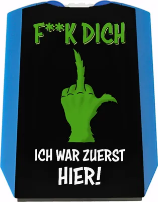 Produktbild von Weihnachtsmuffel Parkscheibe mit Spruch F**k Dich Ich war zuerst hier