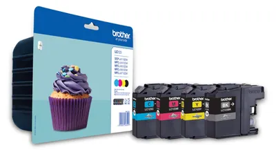 Imagen del producto de Brother LC123VALBP Brother LC-123 Value Pack BK/C/M/Y