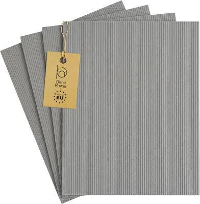 Produktbild von BirnePower Trittschalldämmung 5mm Grau - 25m² Set, XPS Unterlage für Laminat und Parkett, Dämmplatten 1m x 0,5m, Bodenausgleich Kälte